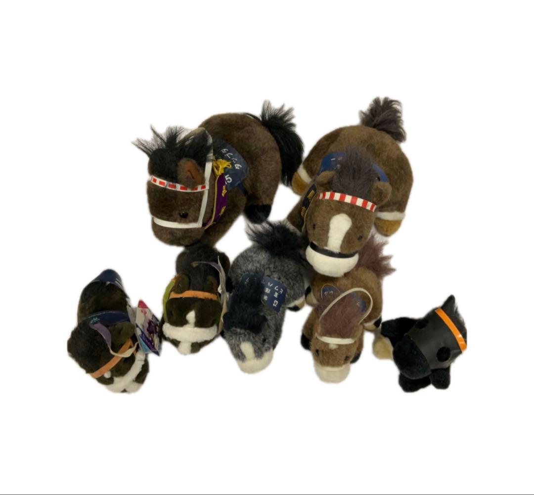 競走馬　優勝記念ぬいぐるみ　馬型ぬいぐるみ9体セット