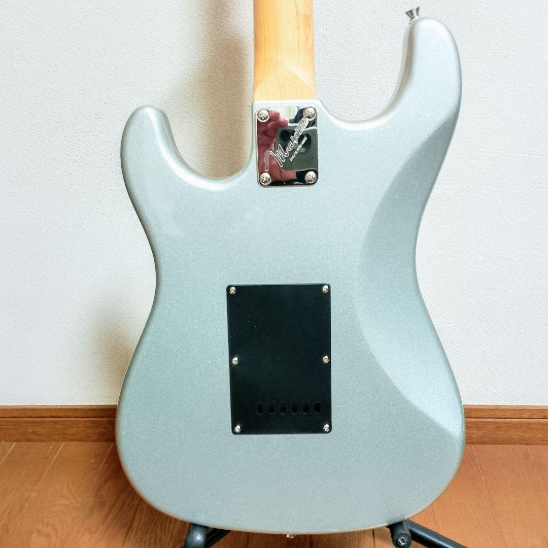 Mavis ストラトキャスタータイプ エレキギター メタリックシルバー