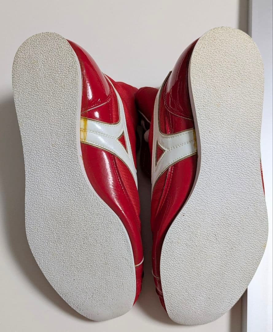 ミズノシューズボクシング　 FINISHER LOW　レッド　25.5cm