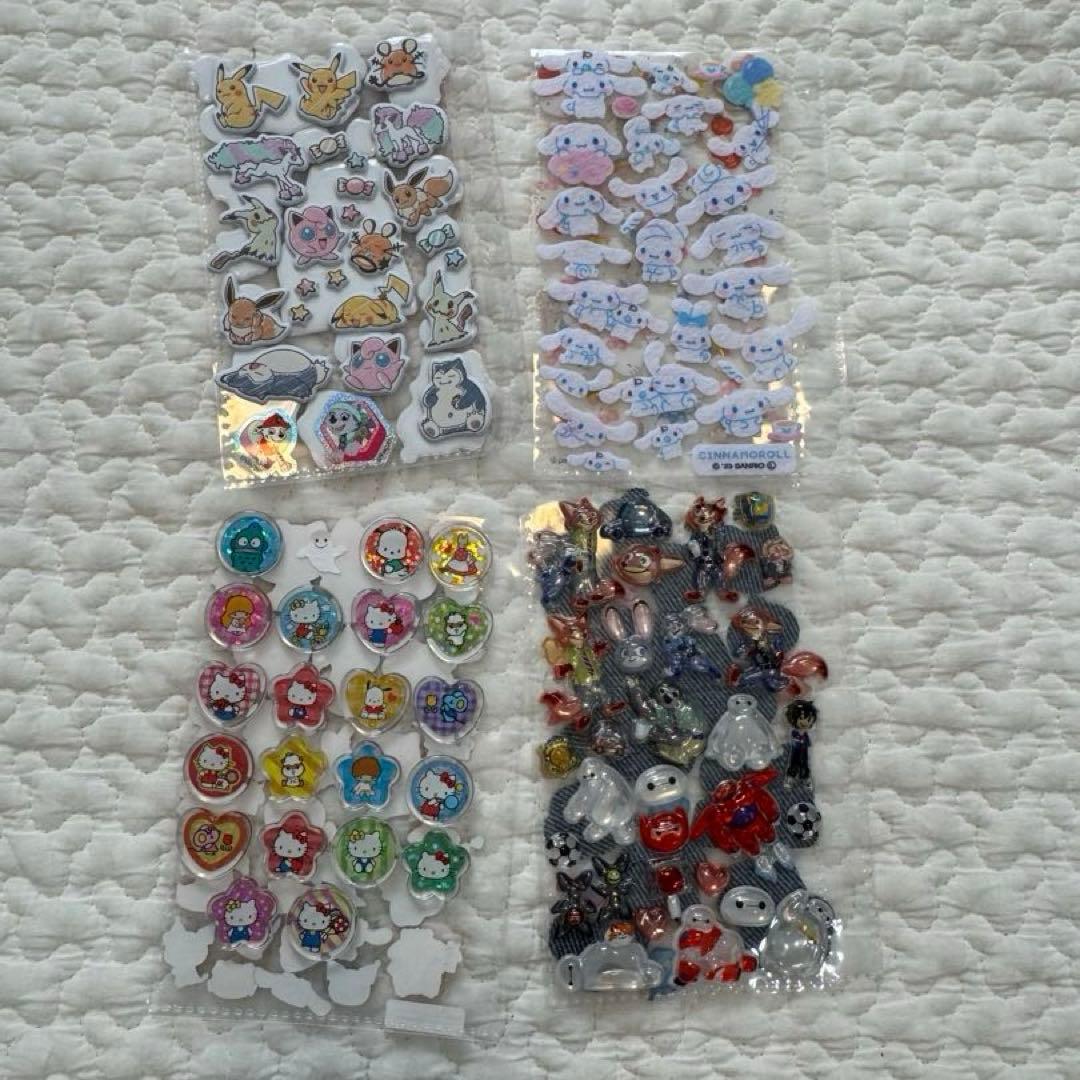 キャラクターシール ボンボンドロップシール シール手帳 まとめ売り 約50点