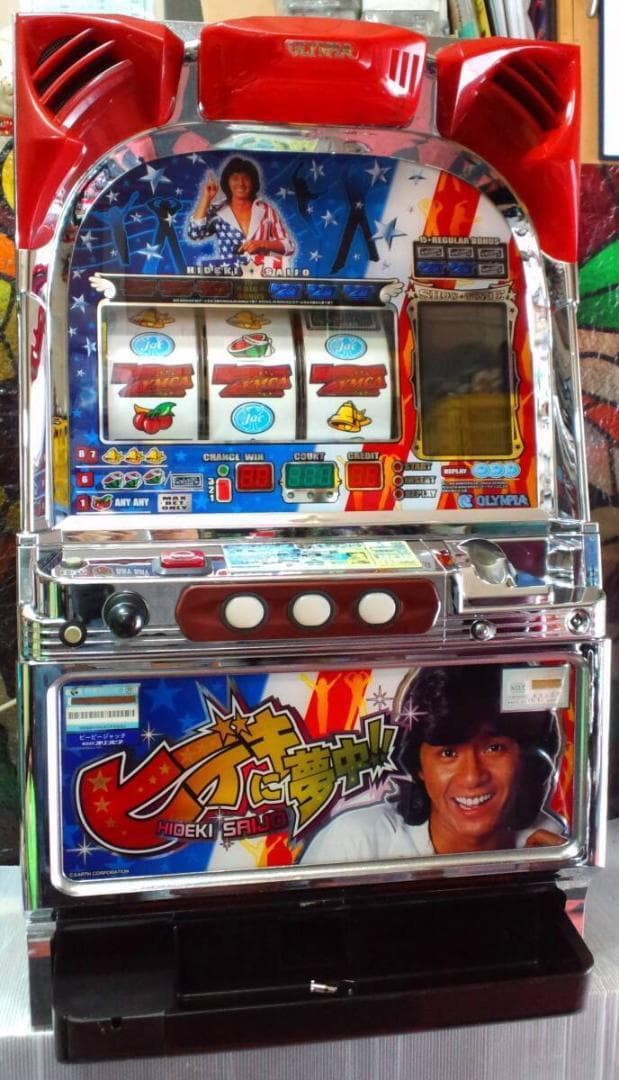 【パチスロ実機】オリンピア★ヒデキに夢中！！【オートプレイ付不要機付】