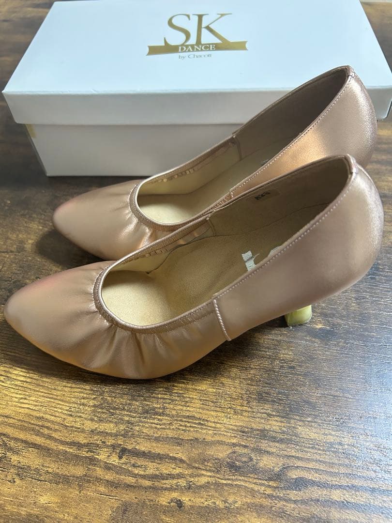 Chacott 社交ダンス シューズ23cm ヒールプロテクター2足付き - メルカリ