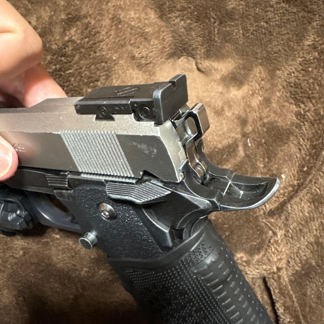 喜*一様 東京マルイ ガスブロ ハイキャパ 5.1 ステンレスモデル 外装カスタ