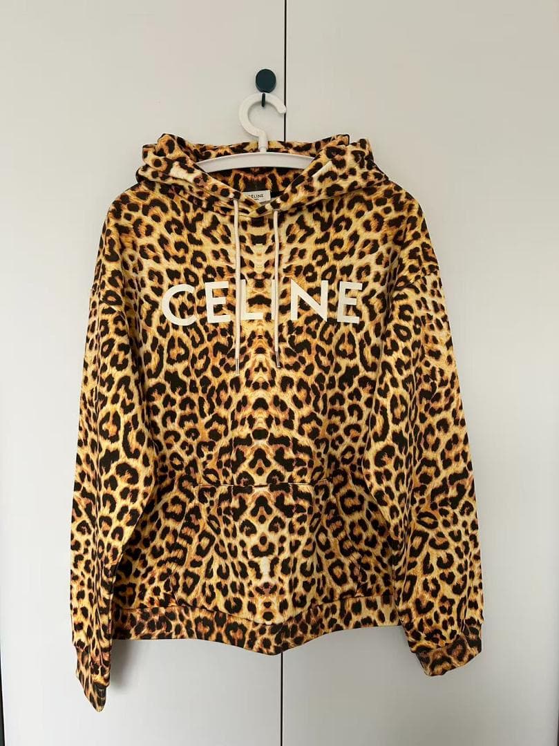 CELINE ヒョウ柄パーカー M - メルカリ