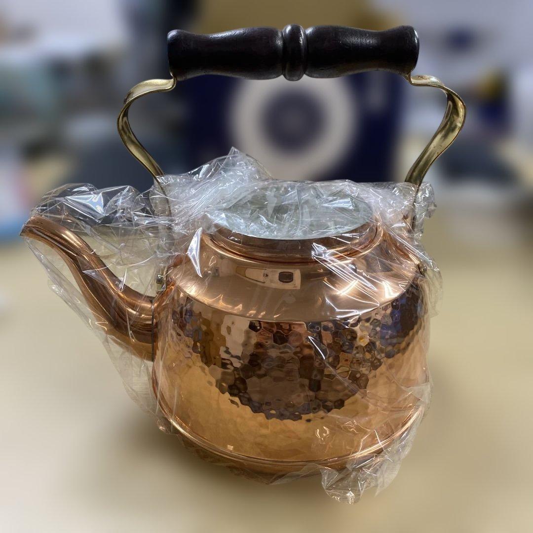 高級純銅ケトル 2.1L 茶寮 未使用品 - メルカリ