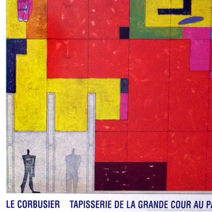 額装済/Wandteppich/ル コルビジェ/インテリア/ポスター/アート - メルカリ