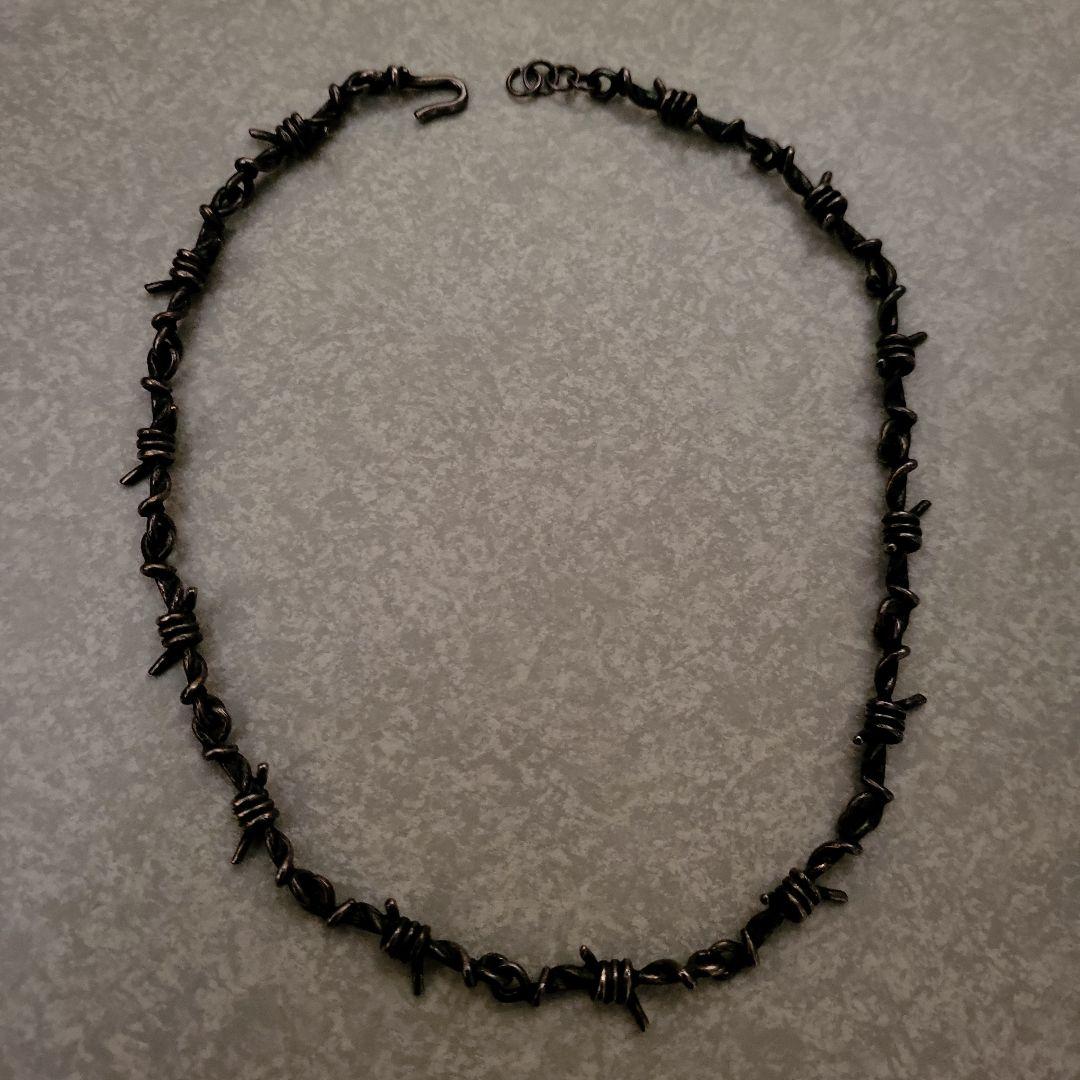 ヒアゼア 有刺鉄線ネックレス✨HYDEさん最初期着用モデル