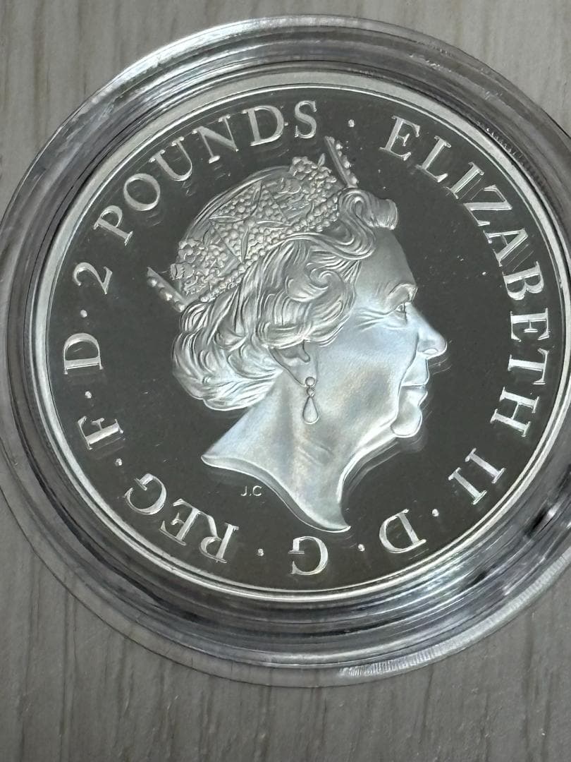 【新品】2018年 ブリタニア 1oz 銀貨(38.61mm)