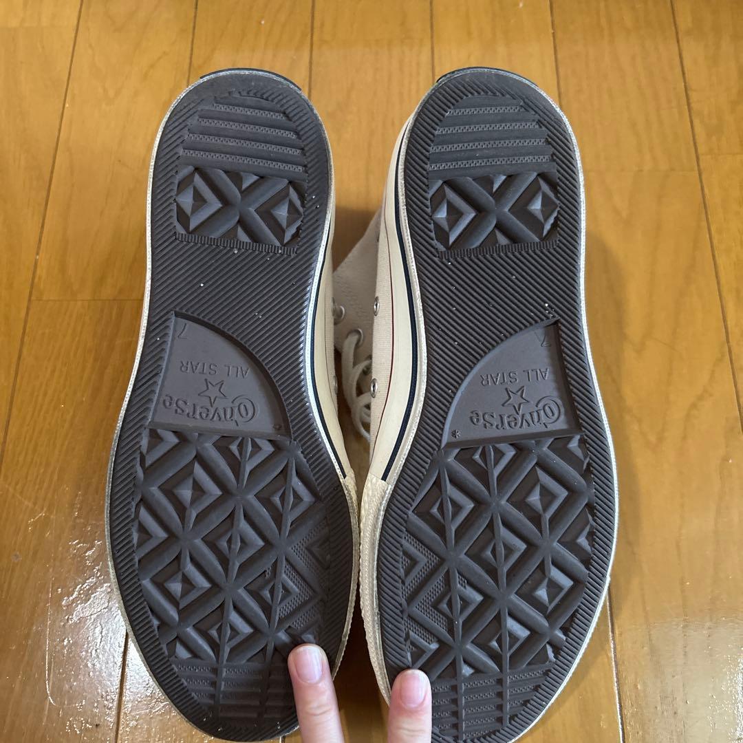 CONVERSE CT70 ハイカット 25.5cm チャックテイラー 生成り