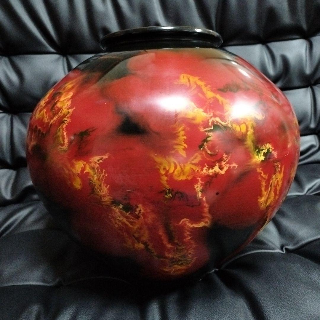 九谷焼 佐野慧成 大壺 骨董 アンティーク 九谷焼/壺/花瓶/花鳥図/アンティーク | 骨董・アンティークの