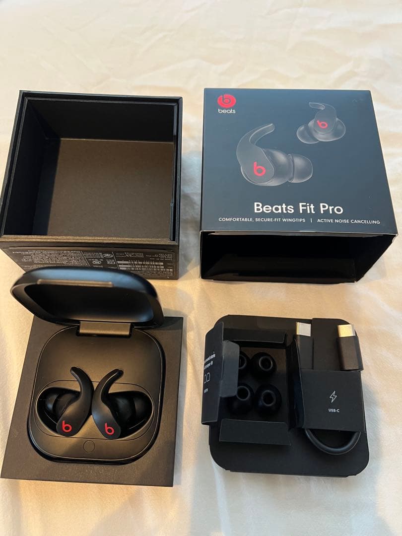 Beats Fit Pro ワイヤレスイヤホン ブラック Amazon.com: Beats Fit Pro True Wireless Noise Cancelling in-Ear