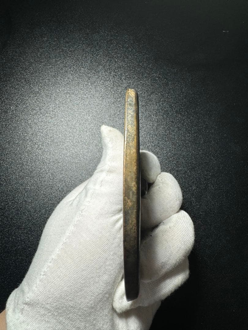 遼代 銅鏡 双魚文様 中国古美術銅鏡 古鏡 古玩 骨董品 極細工 旧家