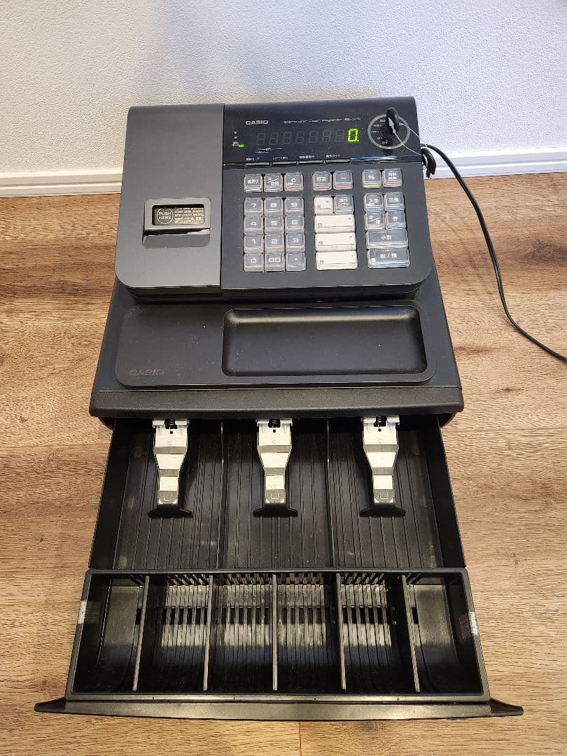 p*7様 カシオ SE-S20 レジスター CASIO 動作品 鍵付き