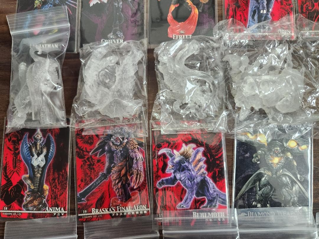 FFクリーチャーズ Vol.1～3 クリア9種 カラー5種 未使用 全てカード有