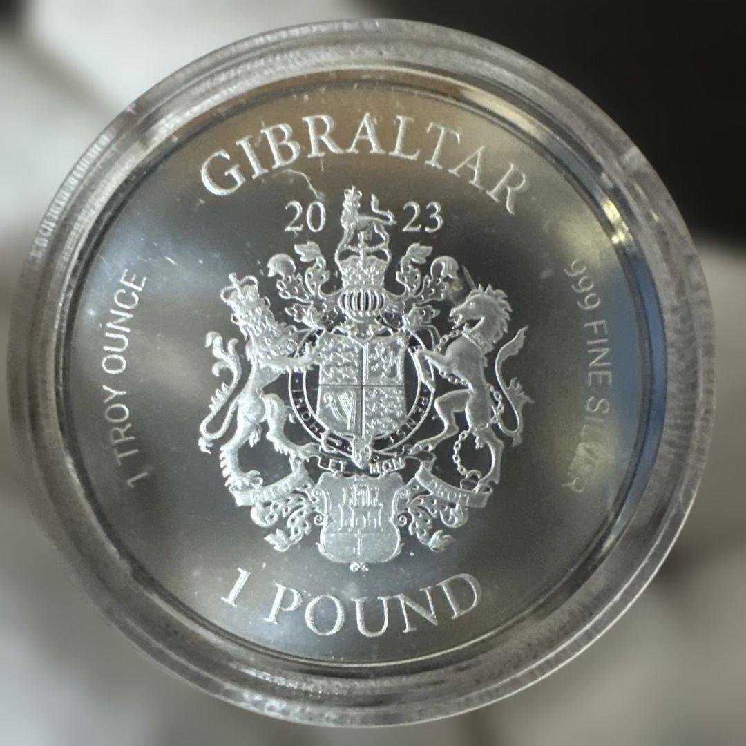 2023年 ジブラルタル 「正義の女神」 純銀 1オンス 銀貨 - メルカリ
