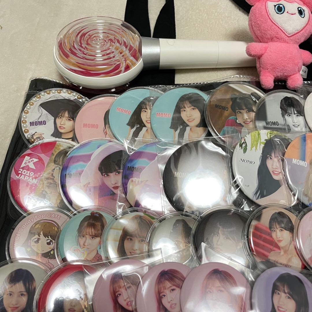 TWICE モモ 缶バッジ セット まとめ 痛バ グッズ