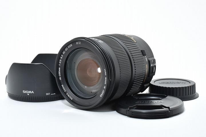 15493 これ一本!!★ Sigma 18-200mm 手振れ補正 canon SIGMA 18-200mm DC OS 手ぶれ補正搭載 Canon キヤノン デジタル一眼