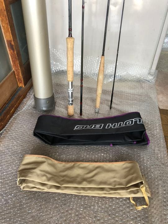 匿名配送』フライフィッシングフライロッド9ft.#9&8ft5㌅(2ピース