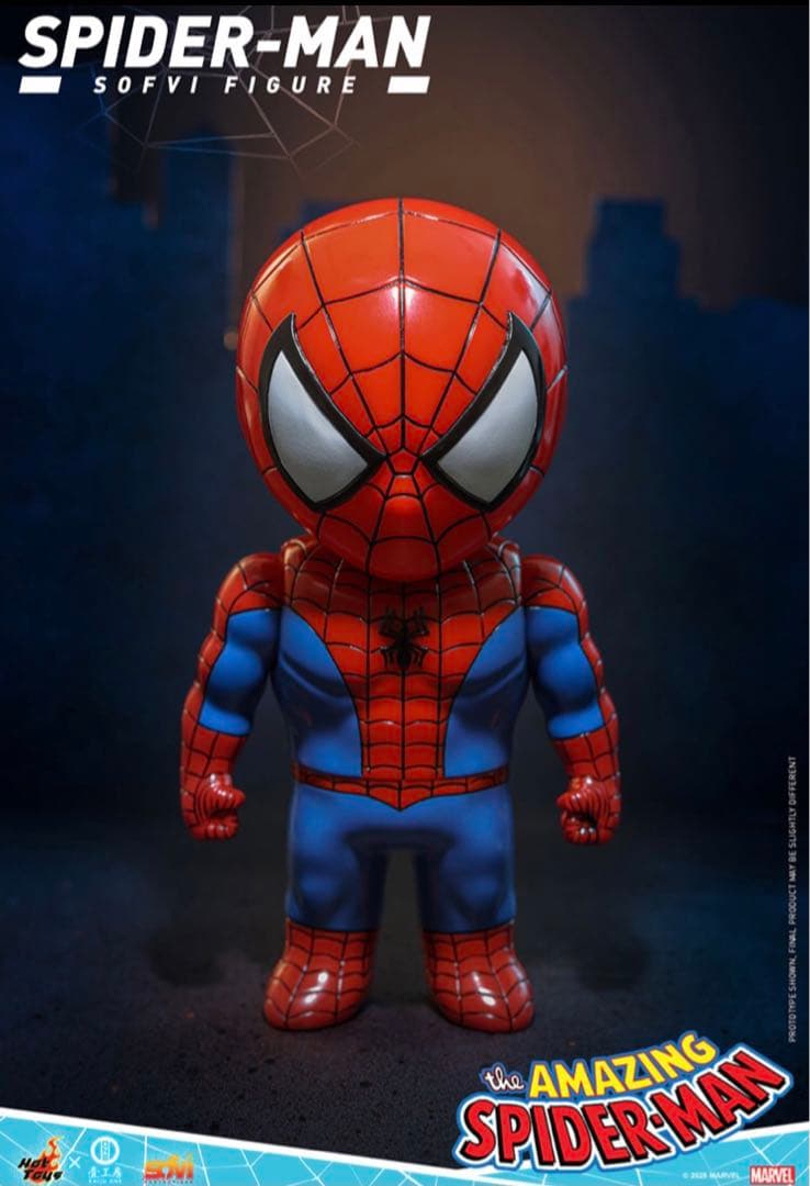スパイダーマン ソフビ フィギュア ホットトイズ Kaiju One