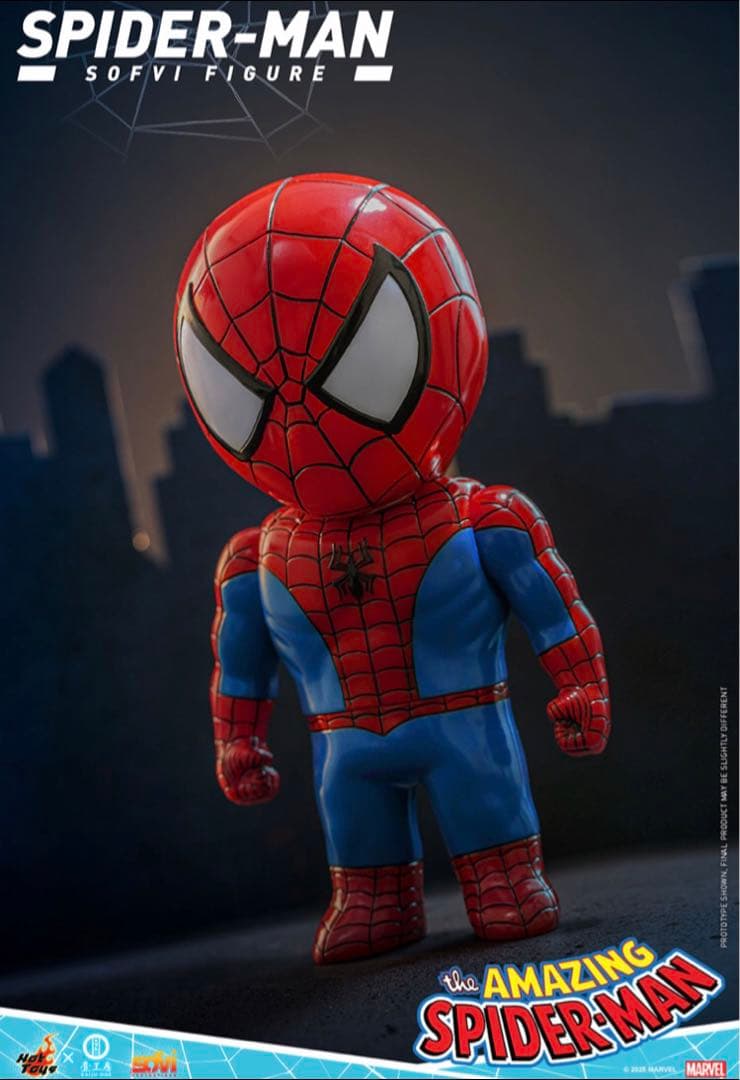 スパイダーマン ソフビ フィギュア ホットトイズ Kaiju One