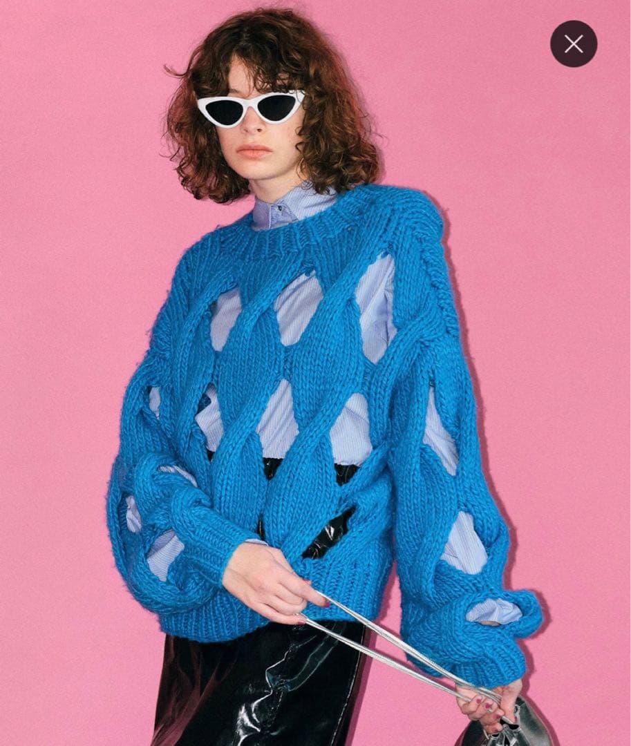 Maison Specialメゾンスペシャル ケーブルスリットハンドニット - メルカリ