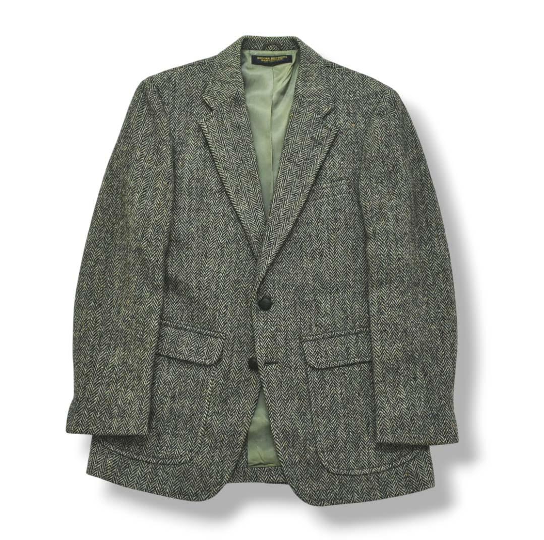 80s USA製ブルックスブラザーズ ヘリンボーンツイード テーラード
