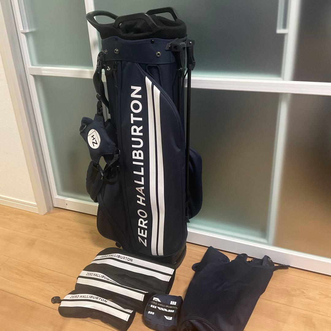ZERO HALLIBURTON スタンド式バッグ　ヘッドカバー4種類セット ZERO HALLIBURTON（ゼロハリバートン） キャディーバッグ スタンド