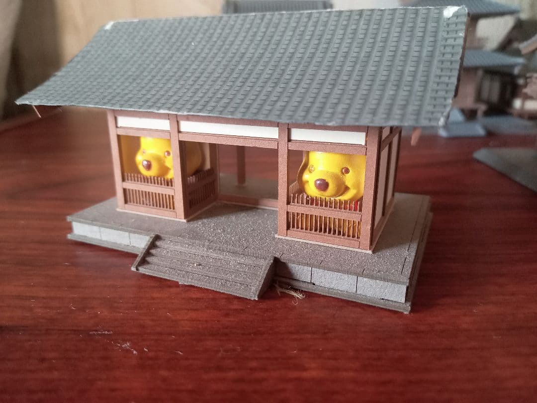 鉄道模型　ジオコレ　五重の塔・神社他