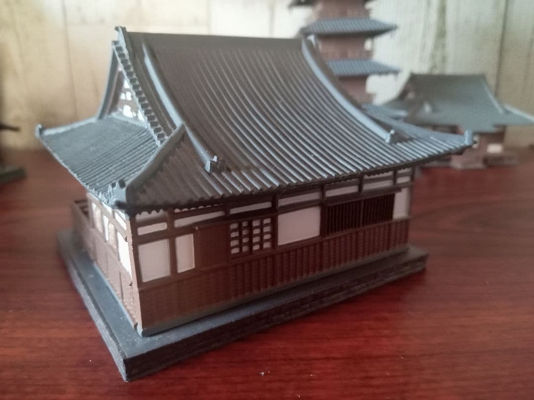 鉄道模型　ジオコレ　五重の塔・神社他