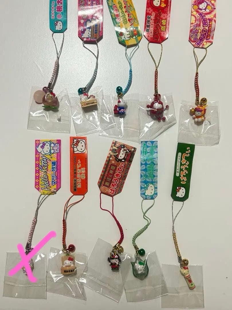 【186点】ご当地キティ 大量 根付 ストラップまとめ売り (おまけ付き)