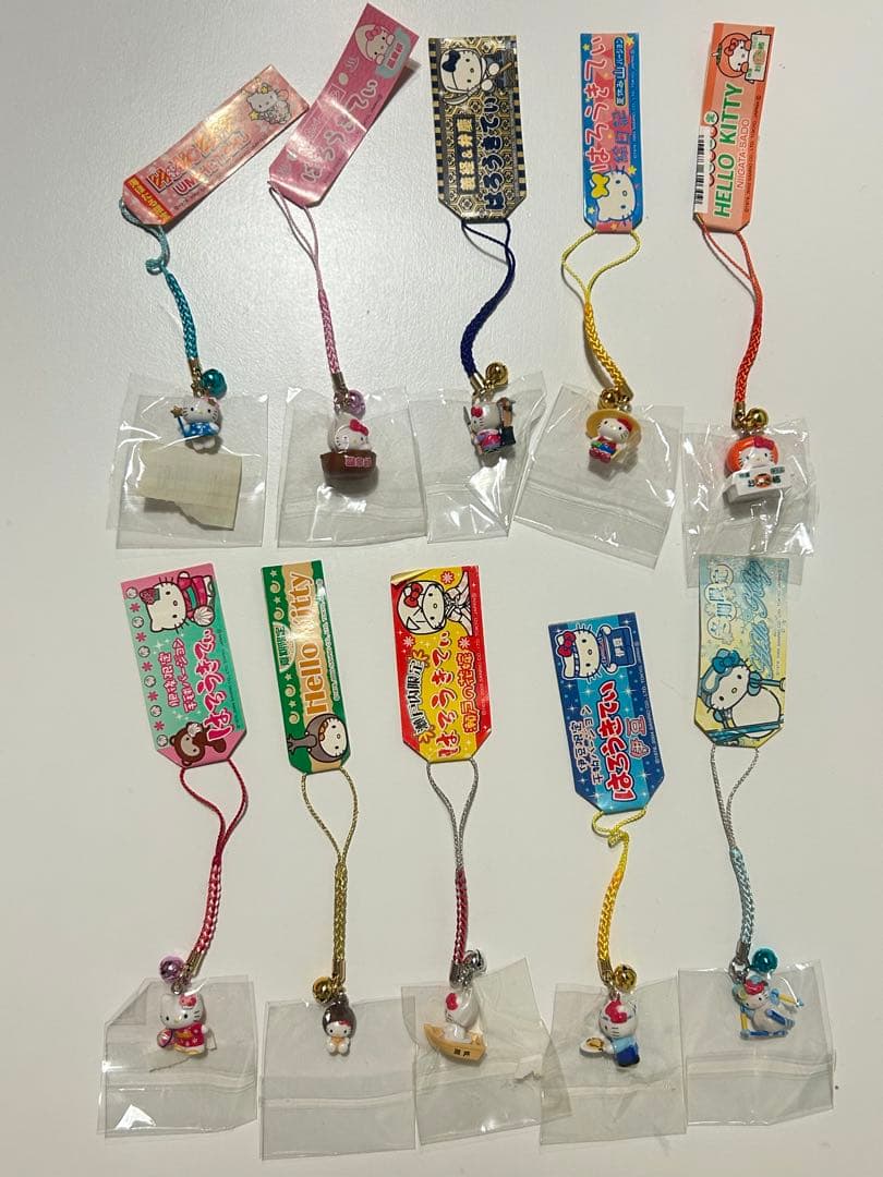 【186点】ご当地キティ 大量 根付 ストラップまとめ売り (おまけ付き)