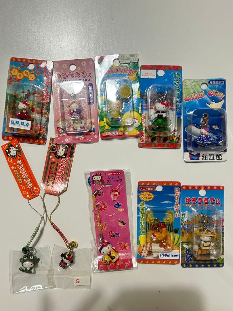 【186点】ご当地キティ 大量 根付 ストラップまとめ売り (おまけ付き)