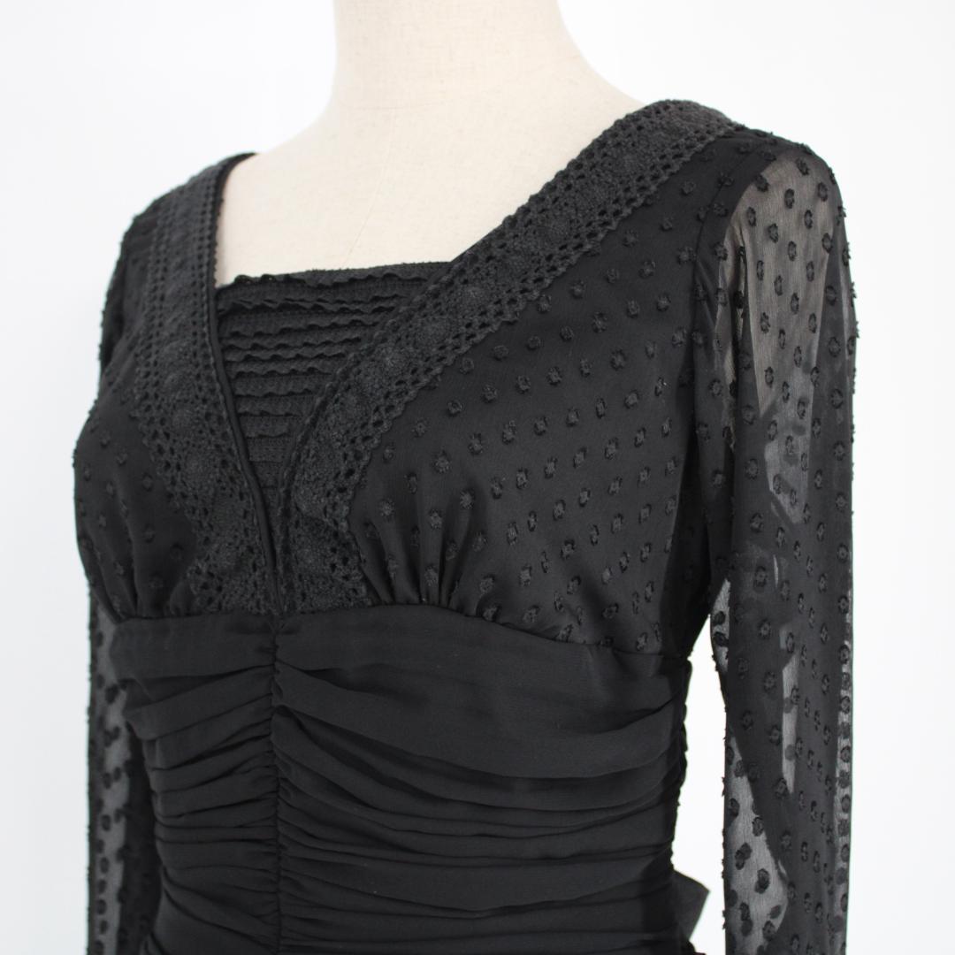 美品 フラメンコ衣装】ブラック SONIA JOHNES ブラウス トップス