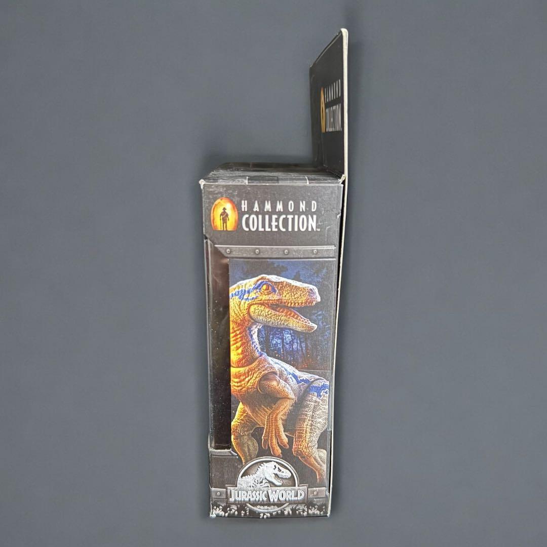 美品 折れ無ハモンドコレクション ヴェロキラプトル ブルー ジュラシックワールド