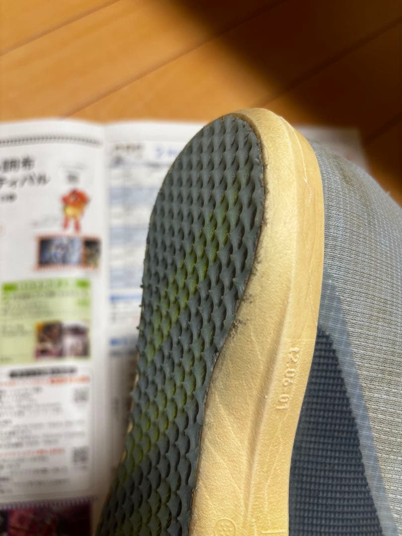 アディゼロ LJ 27.0cm adidas adizero グレー/イエロー