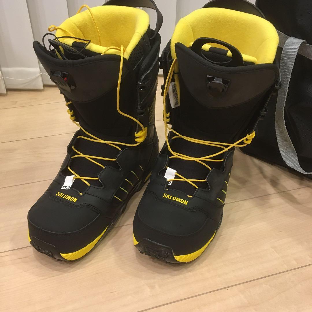 SALOMON スノーボード ソフトブーツ（ケース付き） SALOMON サロモン PROJECT BOA スノーボード ブーツ キッズ ユース KK