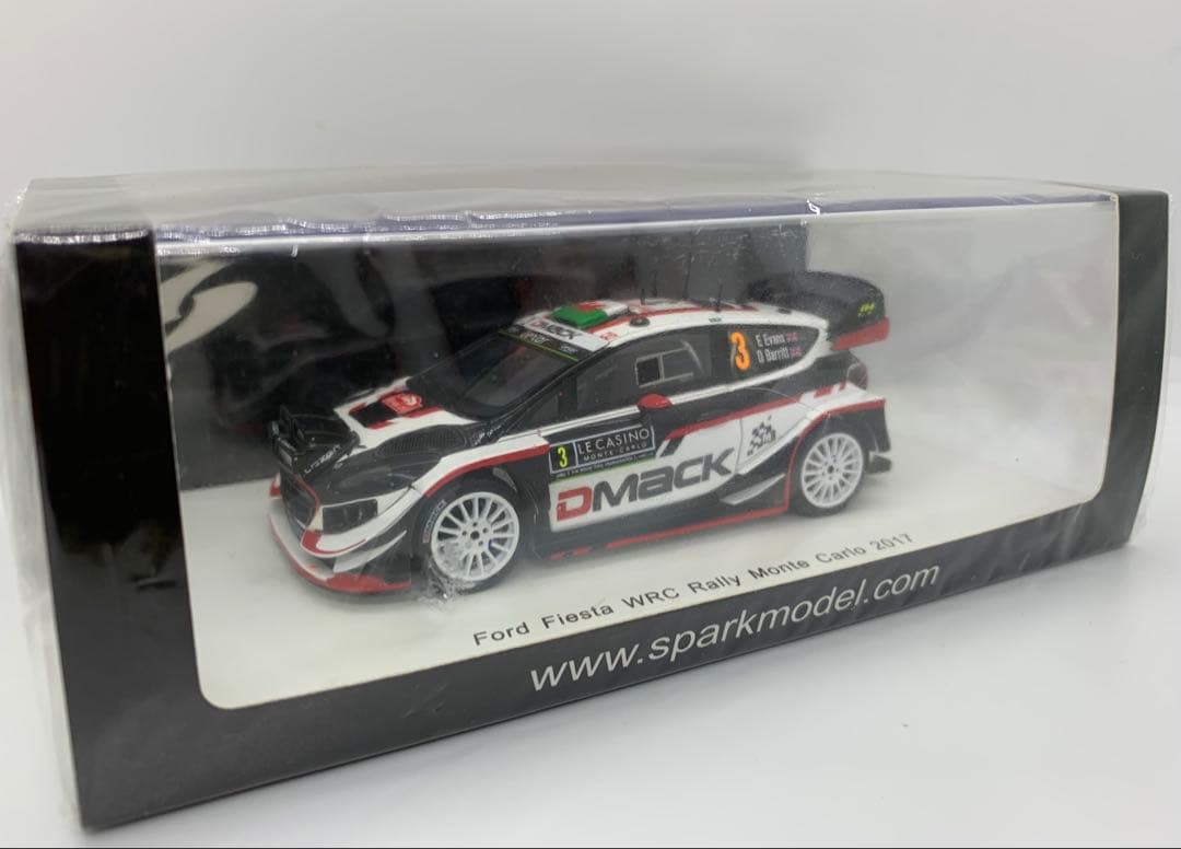 1/43 Ford Fiesta WRC 2017 E.エバンス 1/43 Ford Fiesta WRC 2017 E.エバンス Spark Model Ford Fiesta WRC