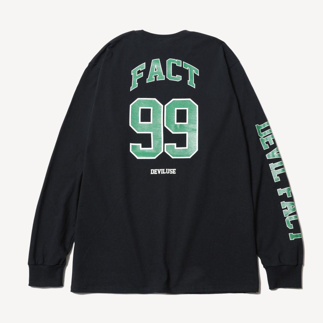 Deviluse FACT コラボ ロンT 黒 XXL 新品未開封