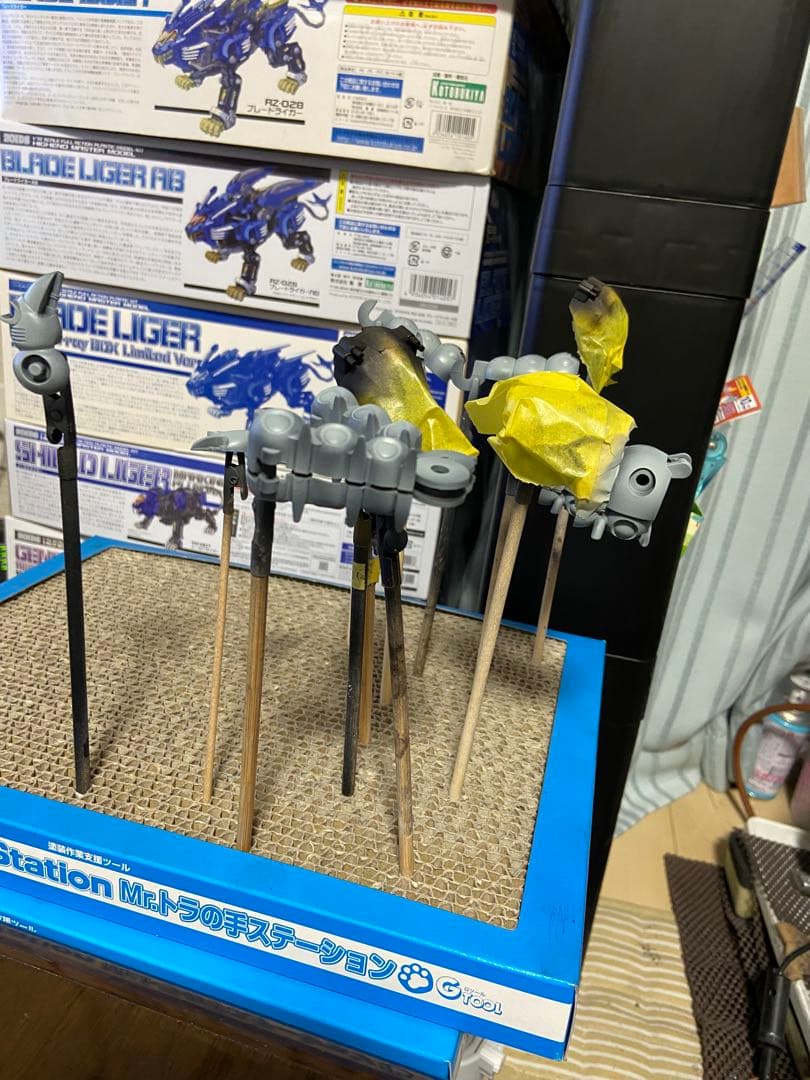 【完成品】【全塗装】モルガ　3機セット　AZ版1機　TOMY版2機　ゾイド