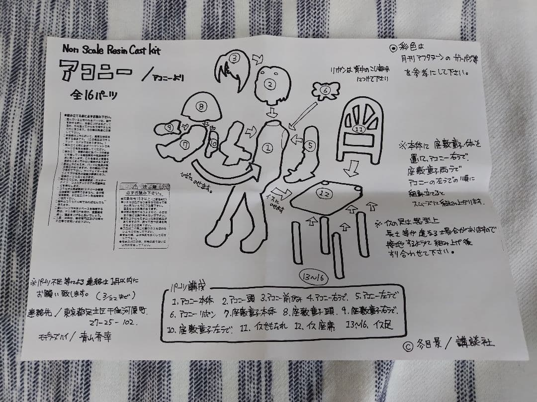 冬目景 アコニー ガレージキット WF2004冬 正規版権