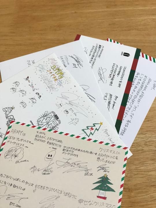 BTS  FC会報誌とXmasカード