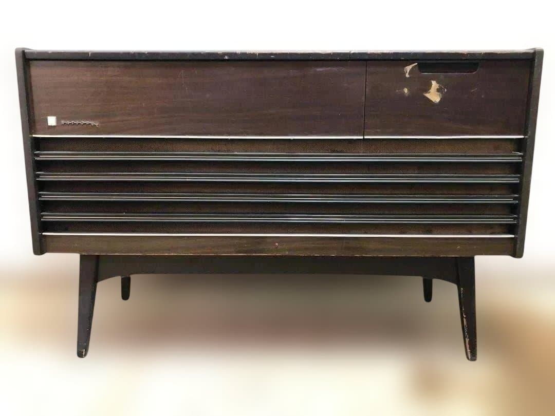 昭和レトロ　National SE-6500 大型 家具調　1223-5 ナショナルSE-6500 昭和レトロ ナショナル 真空管 ステレオ