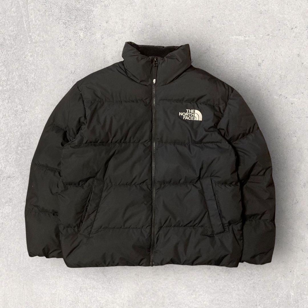 ザ・ノースフェイス】高性能中綿ジャケット M 刺繍ロゴ 美品 黒 韓国