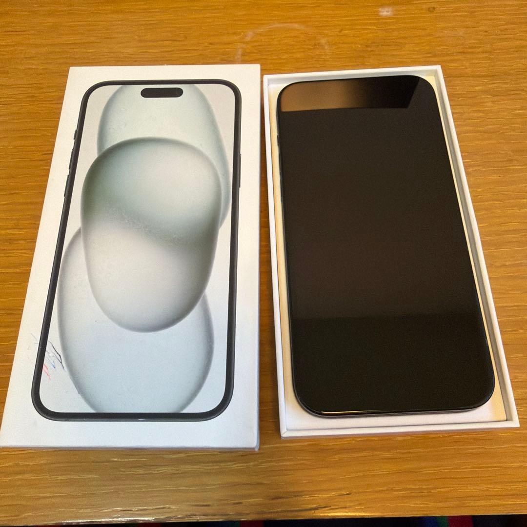 携帯電話本体 iphone 15 plus 128gb black SIMフリー】iPhone 15 Plus A16 Bionic 6.7型 ストレージ：128GB