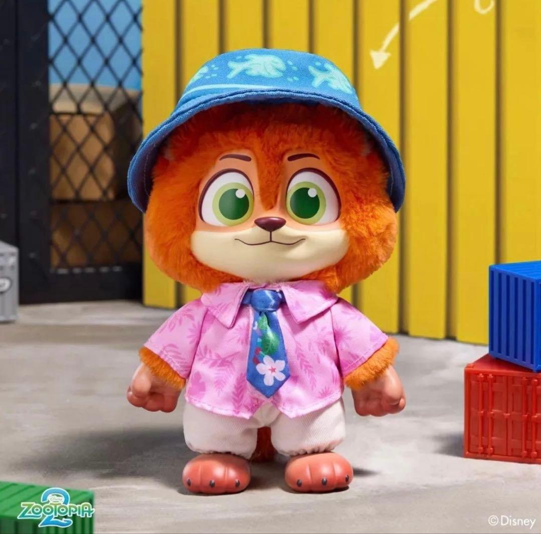 新作 ディズニー ズートピア2 MINISO ぬいぐるみキーホルダー ニック