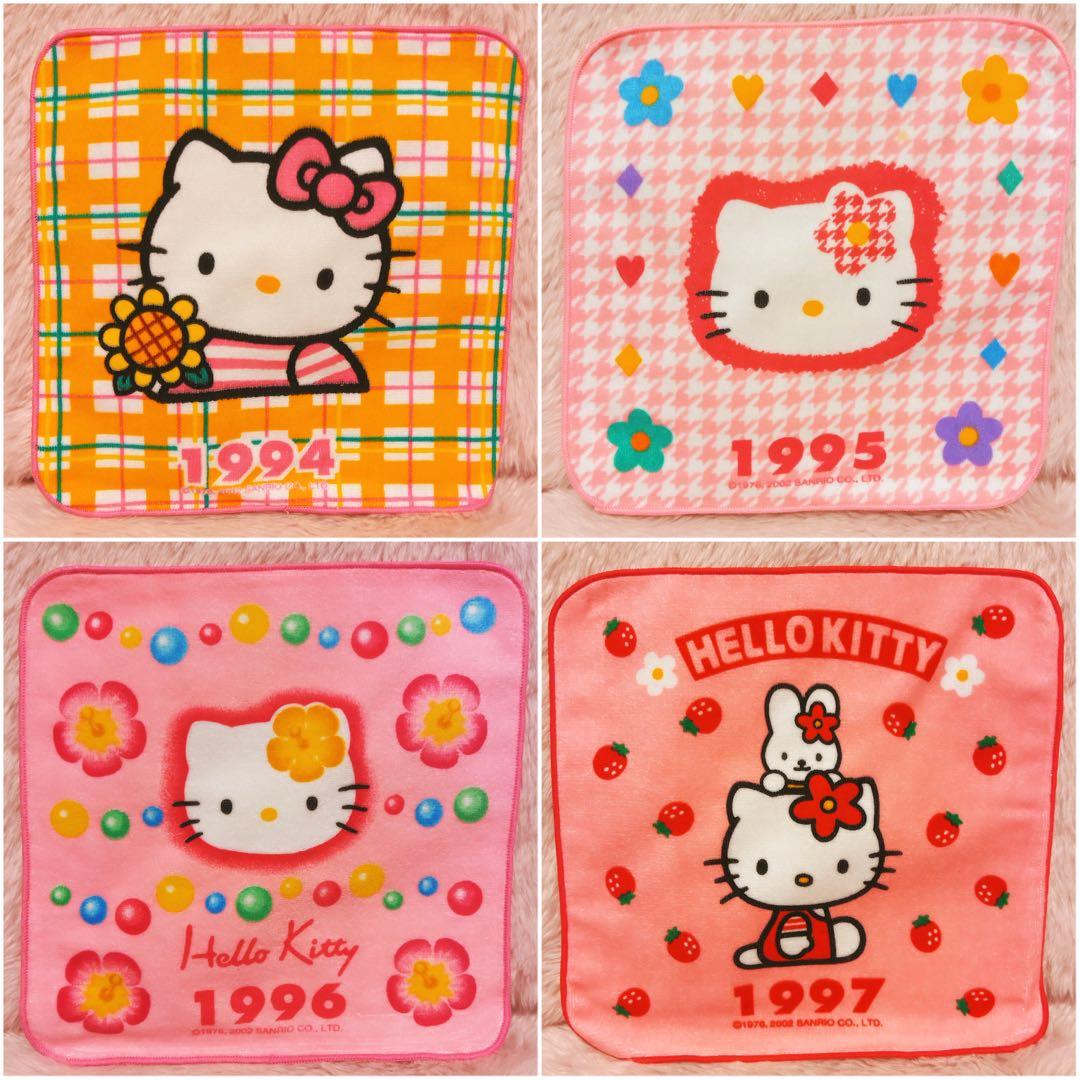 希少レア　ハローキティ　プチタオル　コレクション　2002 平成レトロ　サンリオ