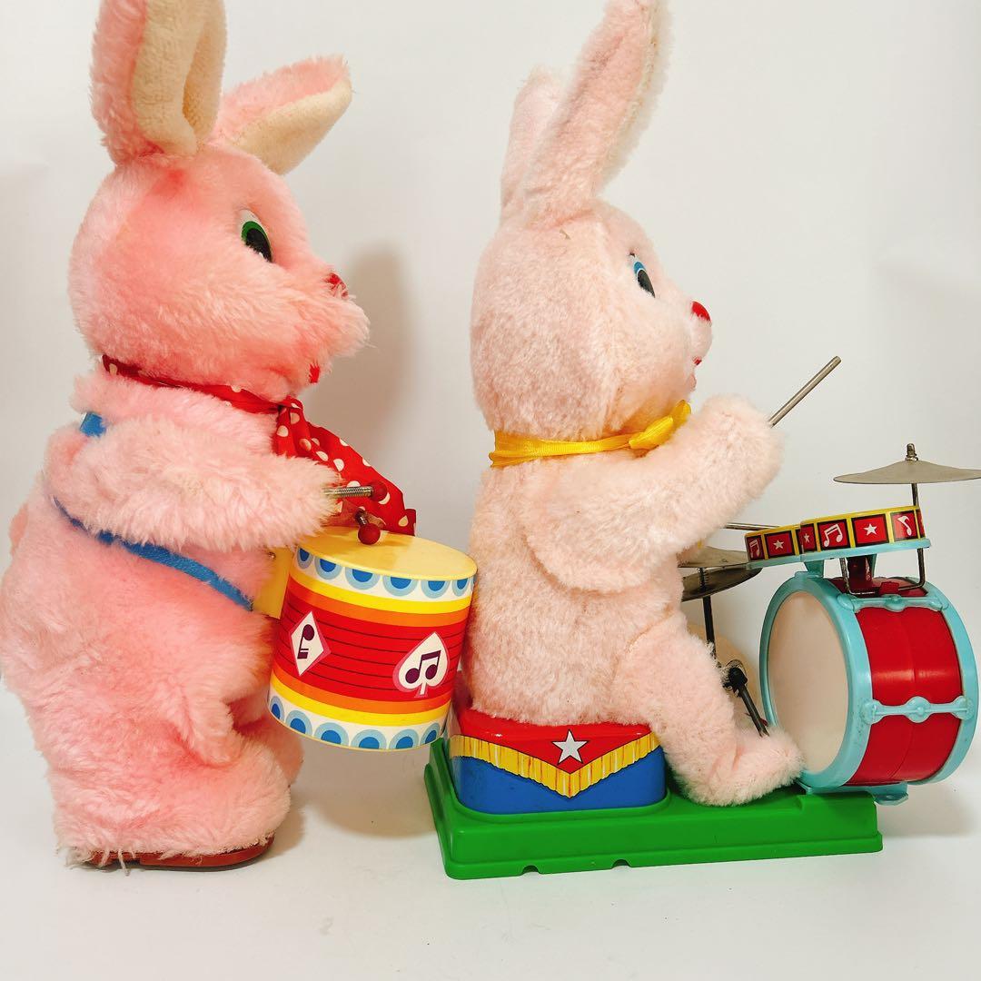 動作確認済み ALPS リズムウサちゃん 昭和レトロ ドラマー