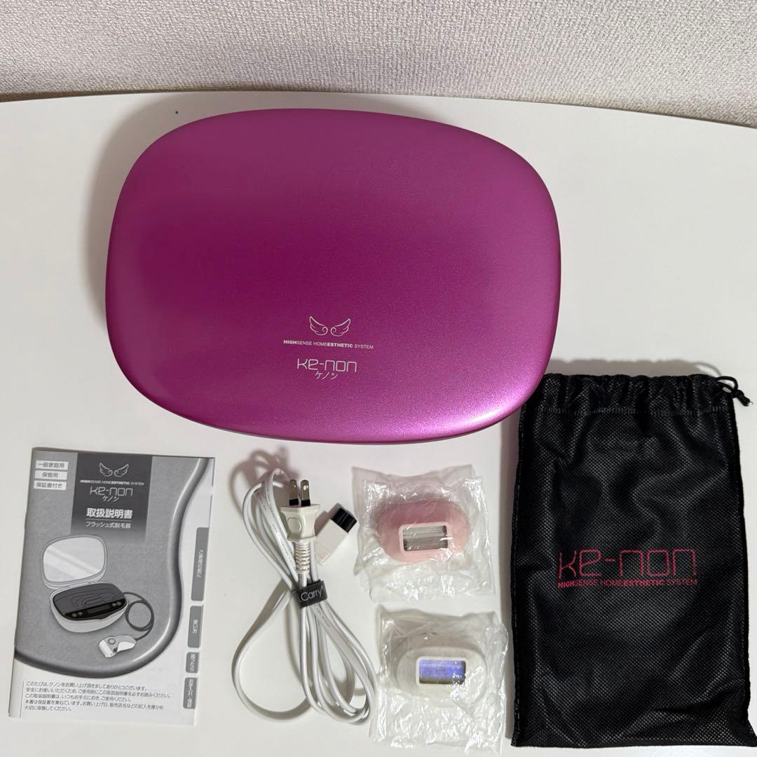 ケノン 脱毛器 NIPL-2080 日本製 ピンク NIPL-2080-KEPG 極短USPL発光方式 光美容器 KE-NON（ケノン） ピンク