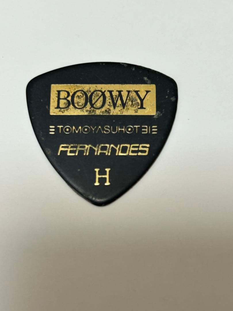 BOOWY 布袋寅泰 ピック メタリックゴールド H - メルカリ