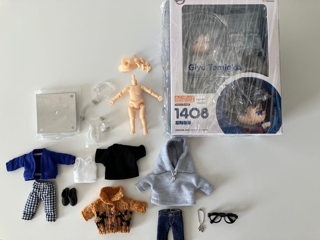 ねんどろいど 冨岡義勇 フィギュア 1408 どーる セット ねんどろいどどーる おようふくセット 冨岡義勇 (フィギュア) - ホビー